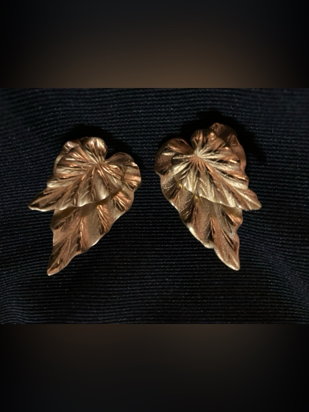 Gold Gorgeous Leaf-Shaped Earrings